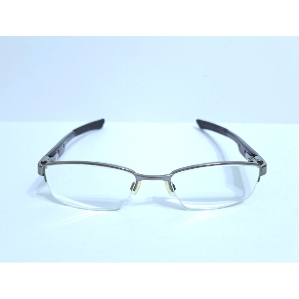 Oakley Double Tap Eyeglasses Brushed Chrome Semi Rimless OX3123-0451 140